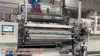 Revolutionizing Sustainable Packaging: 1850mm High-Speed Stretch Film Production Line #wintech
