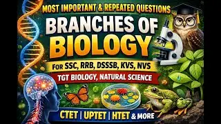 Most Important & Repeated Biology Questions | SSC, RRB, CTET, TET | Exam Booster | General Science