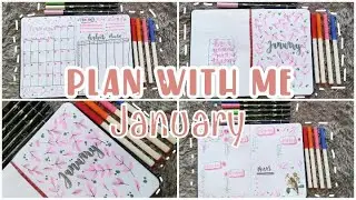 PLAN WITH ME || January 2021 Bujo setup || Indonesia