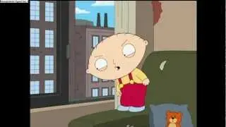 family guy- stewie cussing out a black guy(deleted scene)