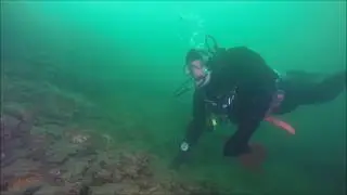 submrg diving and fishing in Slocan Lake May 24 2018