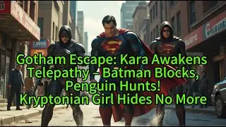 Gotham Escape: Kara Awakens Telepathy &ndash; Batman Blocks, Penguin Hunts! Kryptonian Girl Hides No More