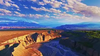 Chinese Landscape Scenery. Hongshui River Grand Canyon, Gansu, China
