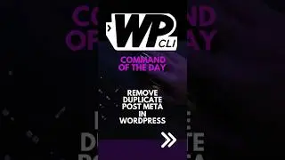 WP-CLI Power: Delete Duplicate Post Meta & Clean WordPress Database FAST! #WPCLI #WordPress