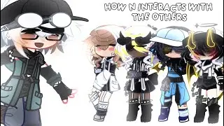 How N interacts with the others: Filler [^] Human AU [^] Murder Drones X Gacha (who should i do next