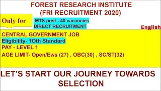 FRI RECRUITMENT (2020) - MTS