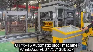 Fully automatic block machine concrete block machine brick machine