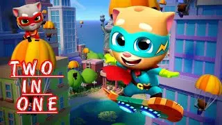 talking Tom hero dash - rescue missions 👿 how to rescue friends 😯