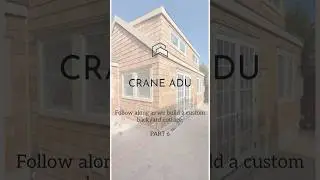 Crane ADU Construction Part 6 #aduconstruction #newhome #adubuilders #accessorydwellingunits