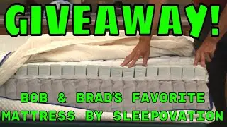 GIVEAWAY! Bob & Brad's Favorite Mattress By SleepOvation