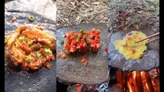 石头烤肉合集（2）- 隔着荧幕都可以感觉烤肉的香味，嘴馋了～