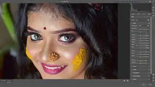 Haldi  model photo editing
