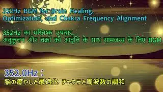 【352Hz】 脳の癒やしと最適化 チャクラと周波数の調和 | BGM for Brain Healing, Optimization, and Chakra Frequency Alignment