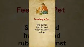 Feeding a Pet || Learn English! 🚀 #learnenglish #shorts #viral #viralshorts