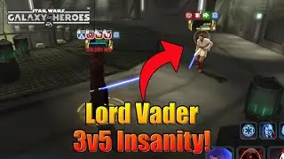 New Lord Vader Team 3v5 Galactic Legend Teams!  New Clones are Great! - Star Wars: Galaxy of Heroes