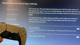 PS5: Как включить автоматические загрузки и обновления! (Для новичков)