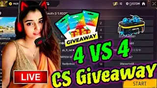 CUSTOM ROOMS + GIVEAWAY! 💎 Win Diamonds &PLAYING WITH SUBS! 🎮 Join My Lobby + Elite Pass Giveaway 🎁