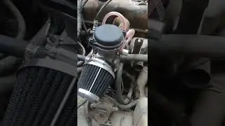 adaptan carburador de motocicleta 🏍️ a un autom&oacute;vil 🚘 #creative #car #motorcycle #shortvideo #auto