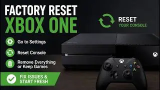 Xbox One S X RESET (Automatically Remove ALL Games APPS How Factory Restore Gaming Console Series)