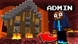 MOVING AN ADMIN'S HOUSE TO THE NETHER! *THEY WERE MAD* (Minecraft Trolling)