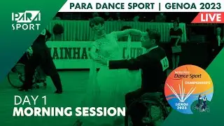 Genoa 2023 | World Para Dance Sport Championships | Day 1 | Morning Session | PARA SPORT
