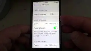 Iphone How to activate auto delete of sms and imessages IOS 8