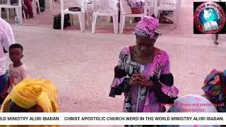 .CAC WORLD IN THE WORD MINISTRY  HAPPY LAST SUNDAY SERVICE OF THE MONTH OF OCTOBER.GOD BLESS YOU ALL