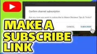 How To Create An-Auto Subscribe Link For Your Youtube Channel