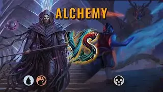 MTG Alchemy - Izzet Midrange by CunicoliGoblin VS Mono Black Aggro by Wallth