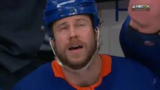 Matt Martin Injured During Battle In Front Of Net Against Mikhail Sergachev