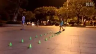 Toe Back Slide 9 Cones