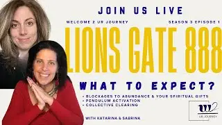 🦁 Lion's Gate Portal  Abundance & Tapping Into Your True Gifts Live Transformation Talk! W2URJ S3 E1