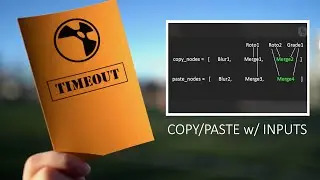 Nuke Timeout - EP07 - Copy/Paste With Inputs - Espresso Style Compositing Tutorial