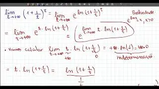 demonstração limite fundamental exponencial: lim (t→+∞) (1+1/t)^t