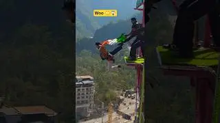 Ap kab aa rakhe ho😍#travel#bungee#adventure#sports#india#shorts#shortsfeed#viralvideo#trendingshorts