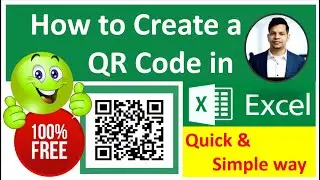 How to Create a QR Code in Excel (Quick & Simple way)