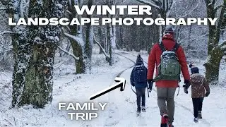 Winter Landscape Photography Trip With My Two Boys Was Amazing! OM-1 MKII M43