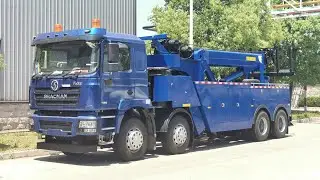 Shacman 8&times;4 heavy duty recovery truck tow truck for sale