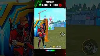 Testboy Character Ability Test 🔥 Good or Bad #shorts #freeefire