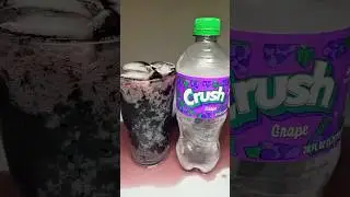 Crush Grape Soda Pop #satisfying #crush #grape