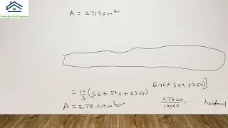 How to compute the Area of irregular boundary by Trapezoidal Simpson&rsquo;s rules