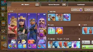 GOOD MORNING CLASHER.  PLAYING CLASH OF CLAN LIKE LEGEND. RC CHARGE AND TOTTEM SPELL ATTACK