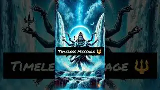 Timeless Message 🔱#harharmahadev #shiv #adishakti #shorts