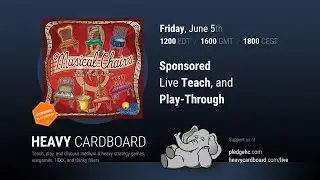Musical Chairs 2p Teaching, Play-through, & Round table by Heavy Cardboard