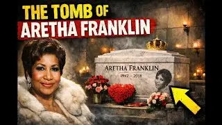 The Tomb of Aretha Franklin at Westlawn Cemetery in Detroit Michigan 