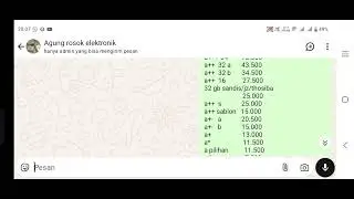 Update harga android per tgl 16/06/2025 dilapak agung rosok