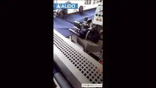 2400mm 4 chamber hot air stenter machine test-running DS10 ALIDO