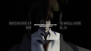 BECAUSE I KNOW IF TRY..💀 #anime​ #motivation​ #quotes​ #trending​ #funk​ #deathnoteedits​ #shorts​