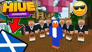 We Took Over The HIVE With SCOTLAND... (Minecraft Bedrock)