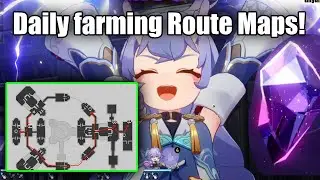 DAILY FARMING ROUTE MAPS - Honkai Star Rail